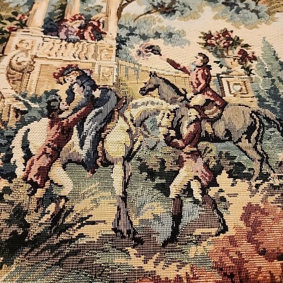 Romeo and Juliet Print Tapestry Upholstery Fabric  104" L X54" W - Picture 2 of 3